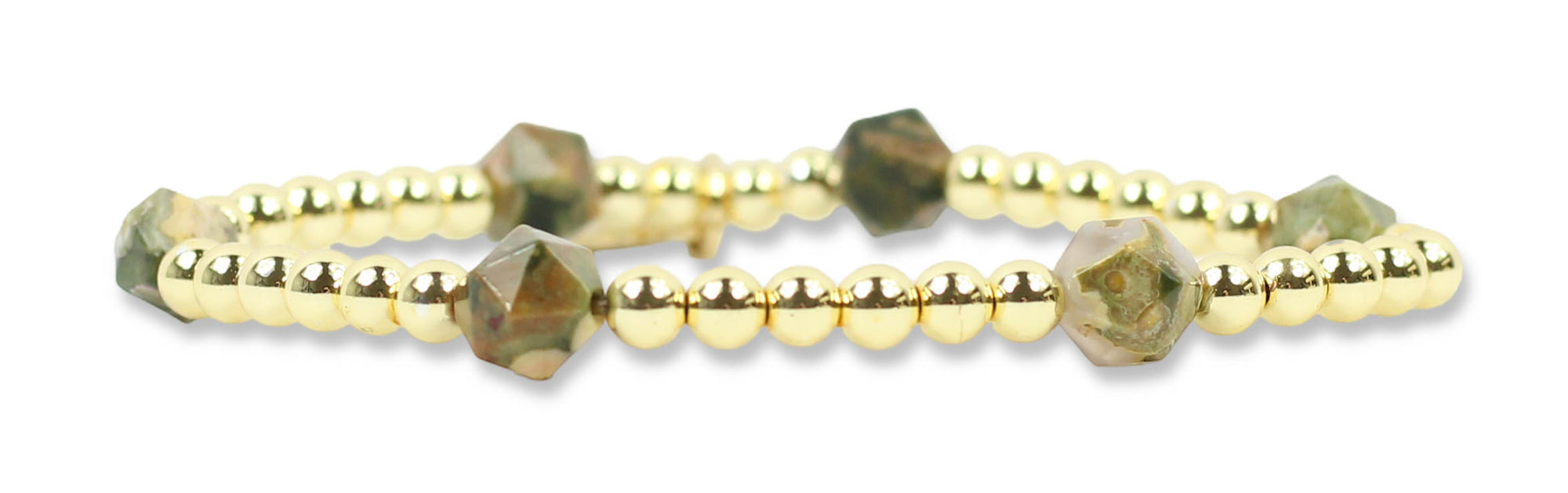 Lexi Stretch Bracelet - Moss