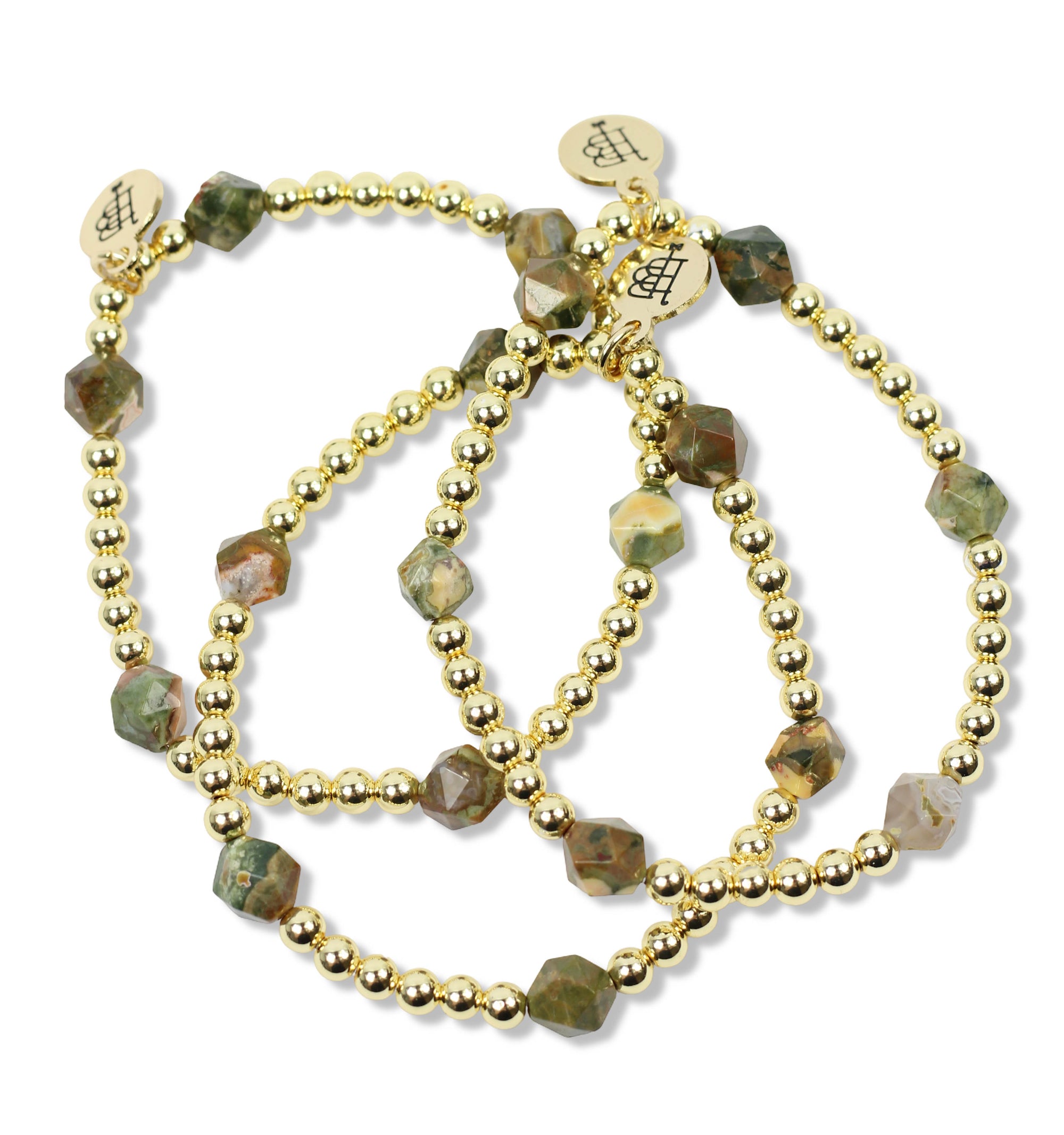 Lexi Stretch Bracelet - Moss