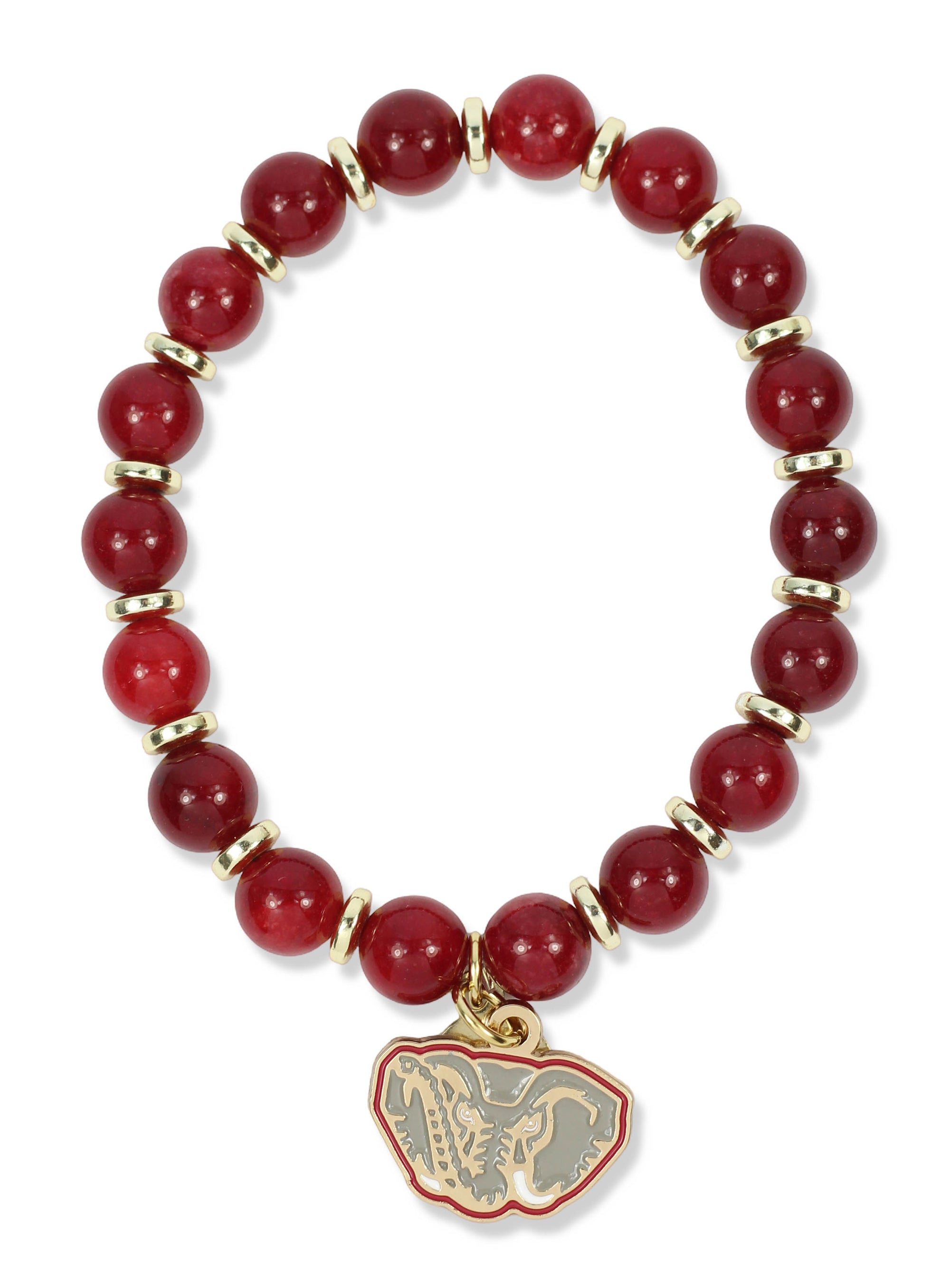 Annie Stretch Bracelet - Crimson Big Al