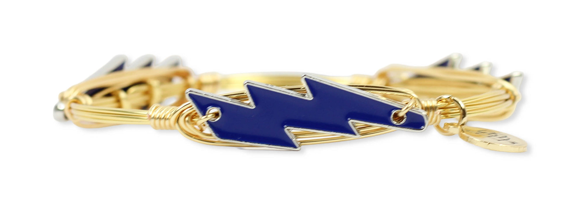 The Lightning Bolt Bangle - Blue