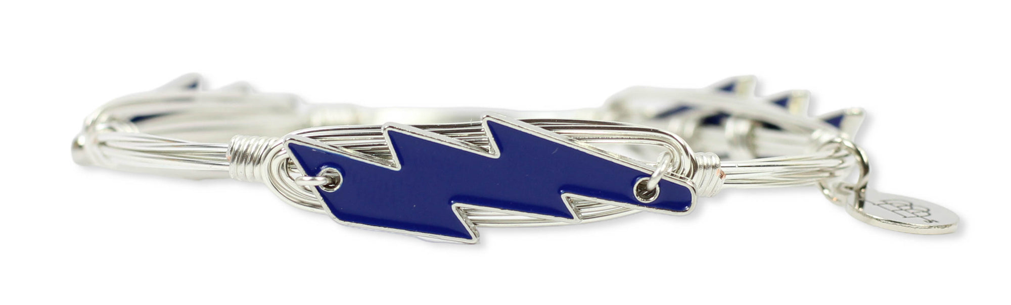 The Lightning Bolt Bangle - Blue
