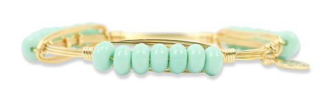 The Coastal Mint Bangle Bracelet