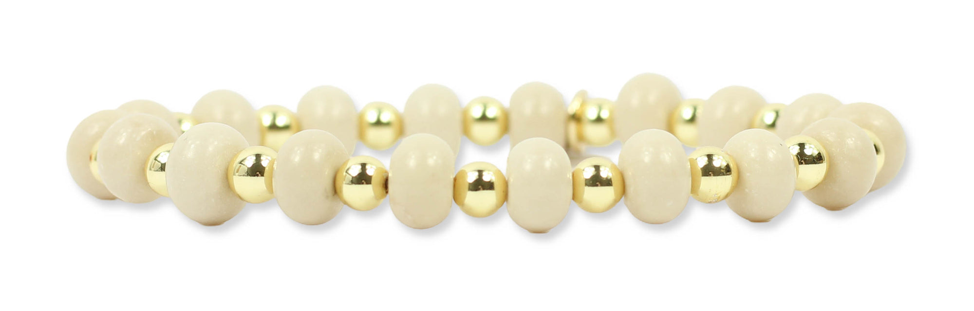 Annie Stretch Bracelet - Sand Dollar