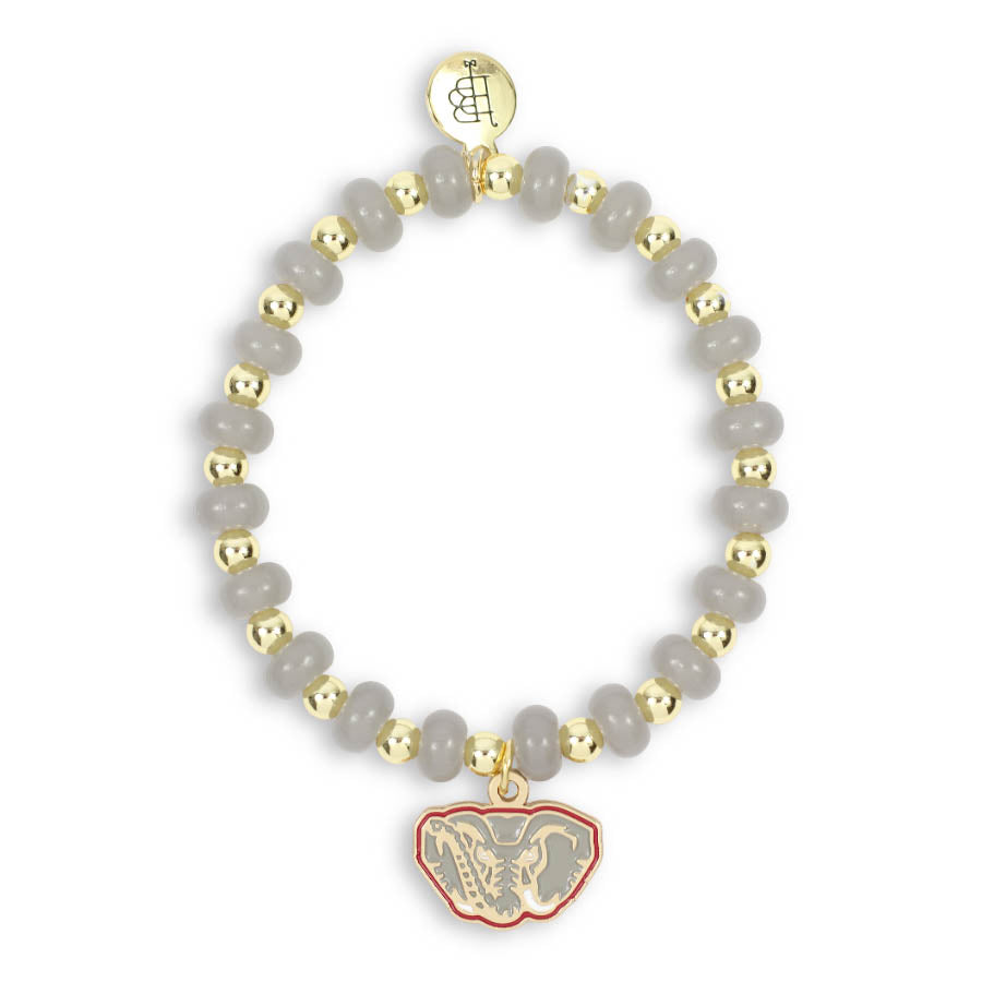 Annie Stretch Bracelet - Grey Big Al