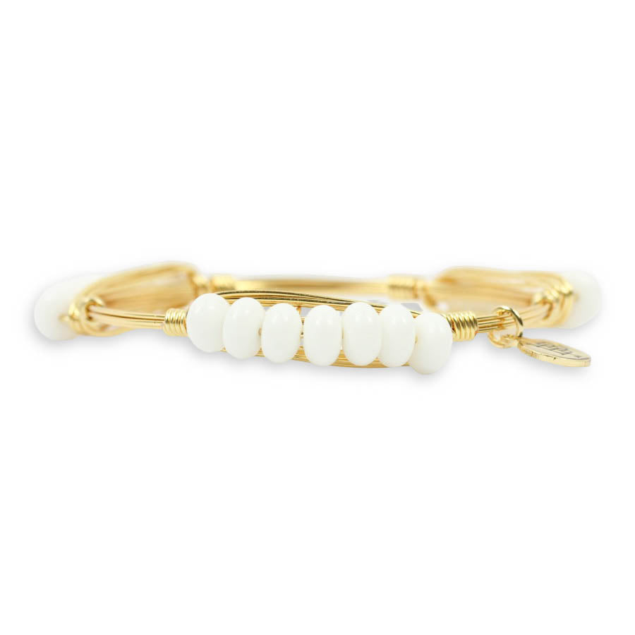 The True White Millie Bangle Bracelet