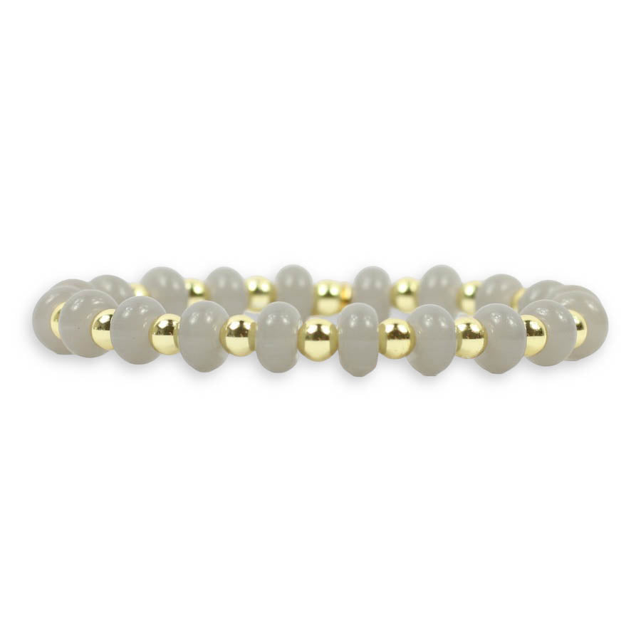 Annie Stretch Bracelet - Grey