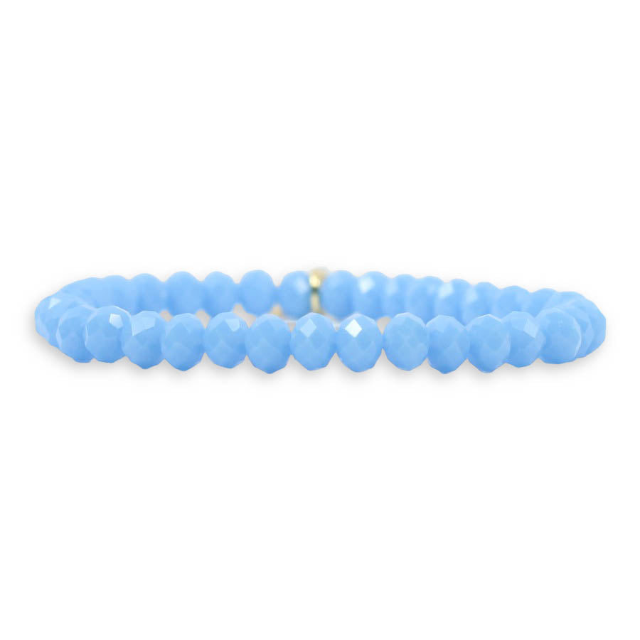 Stacker Stretch Bracelet - Carolina Blue