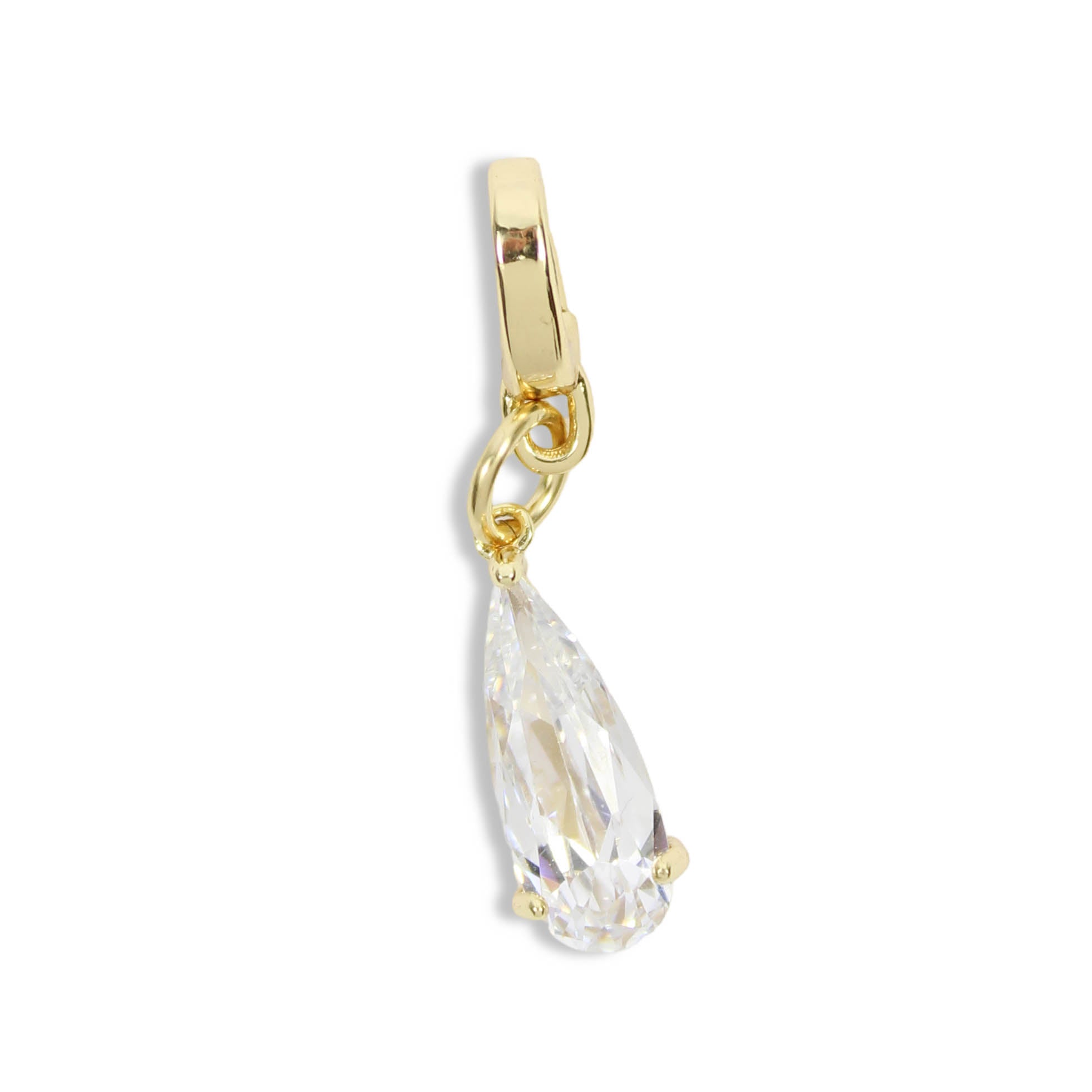 Teardrop Crystal Charm