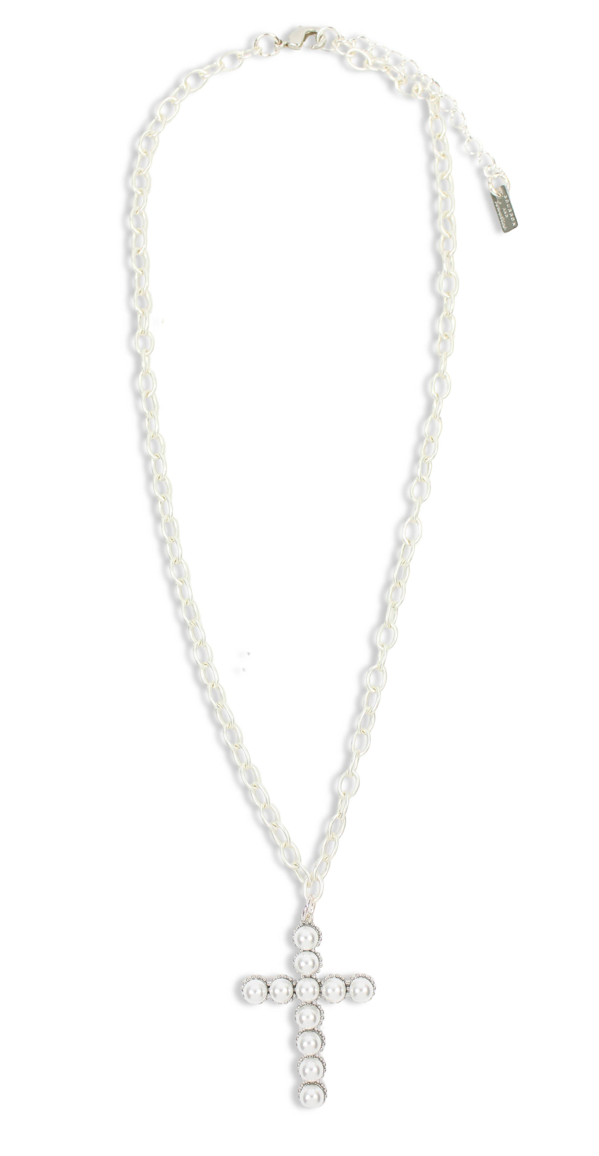 The Pearl Cross Necklace