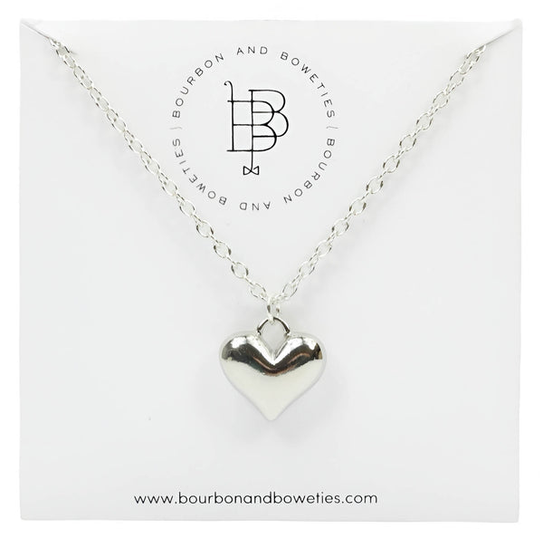 The Heart Necklace - Silver
