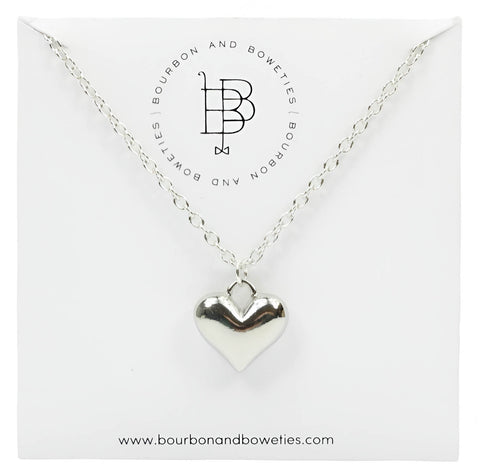 The Heart Necklace - Silver