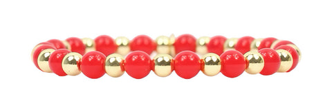 Annie Stacker Bracelet - Red