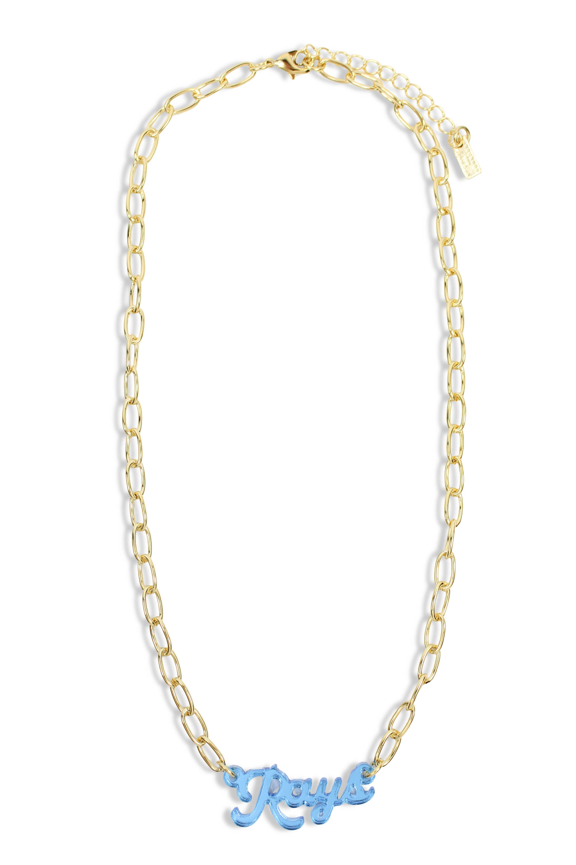 The Acrylic Script Necklace | Rays