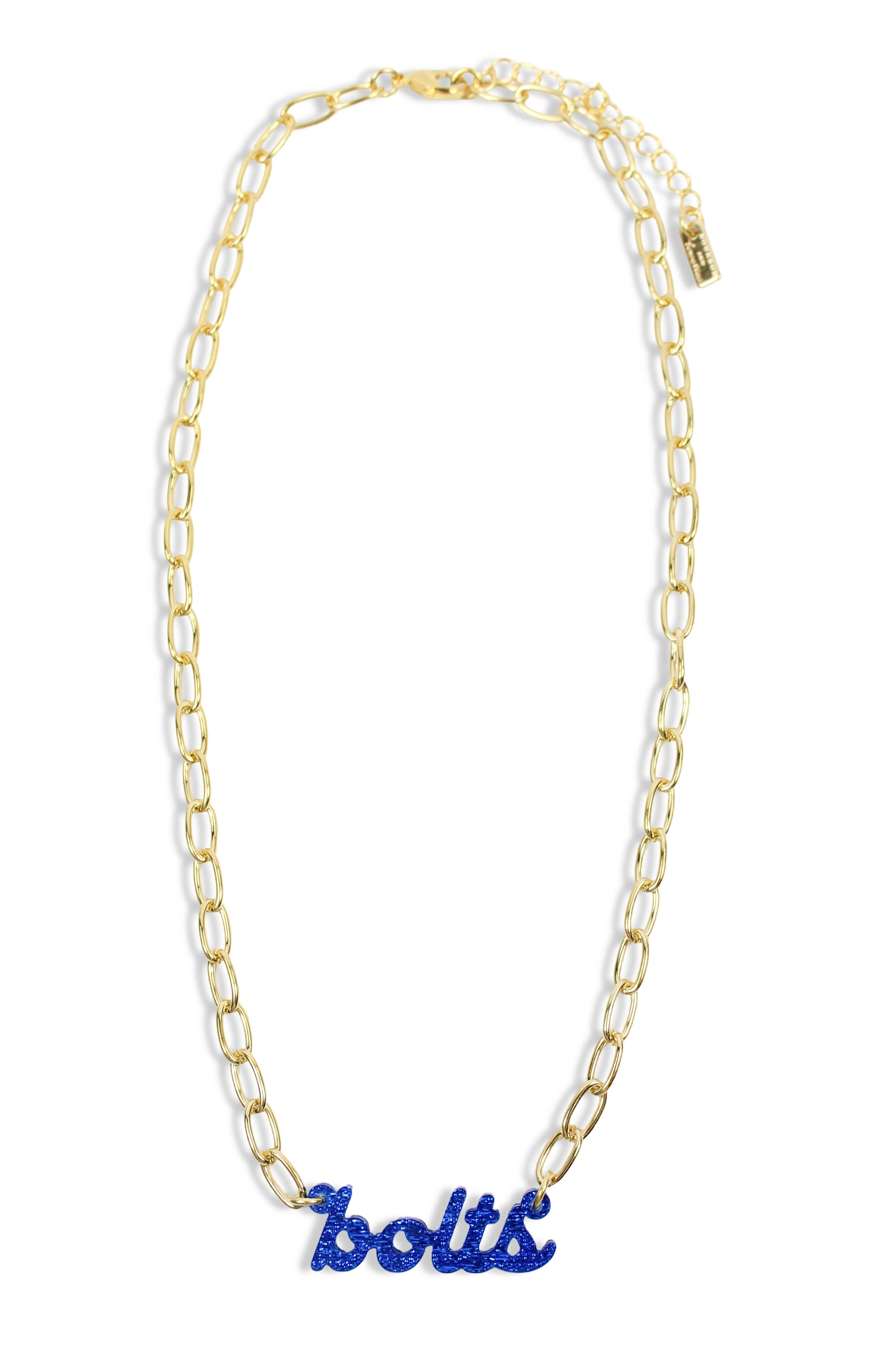 The Acrylic Script Necklace | Bolts