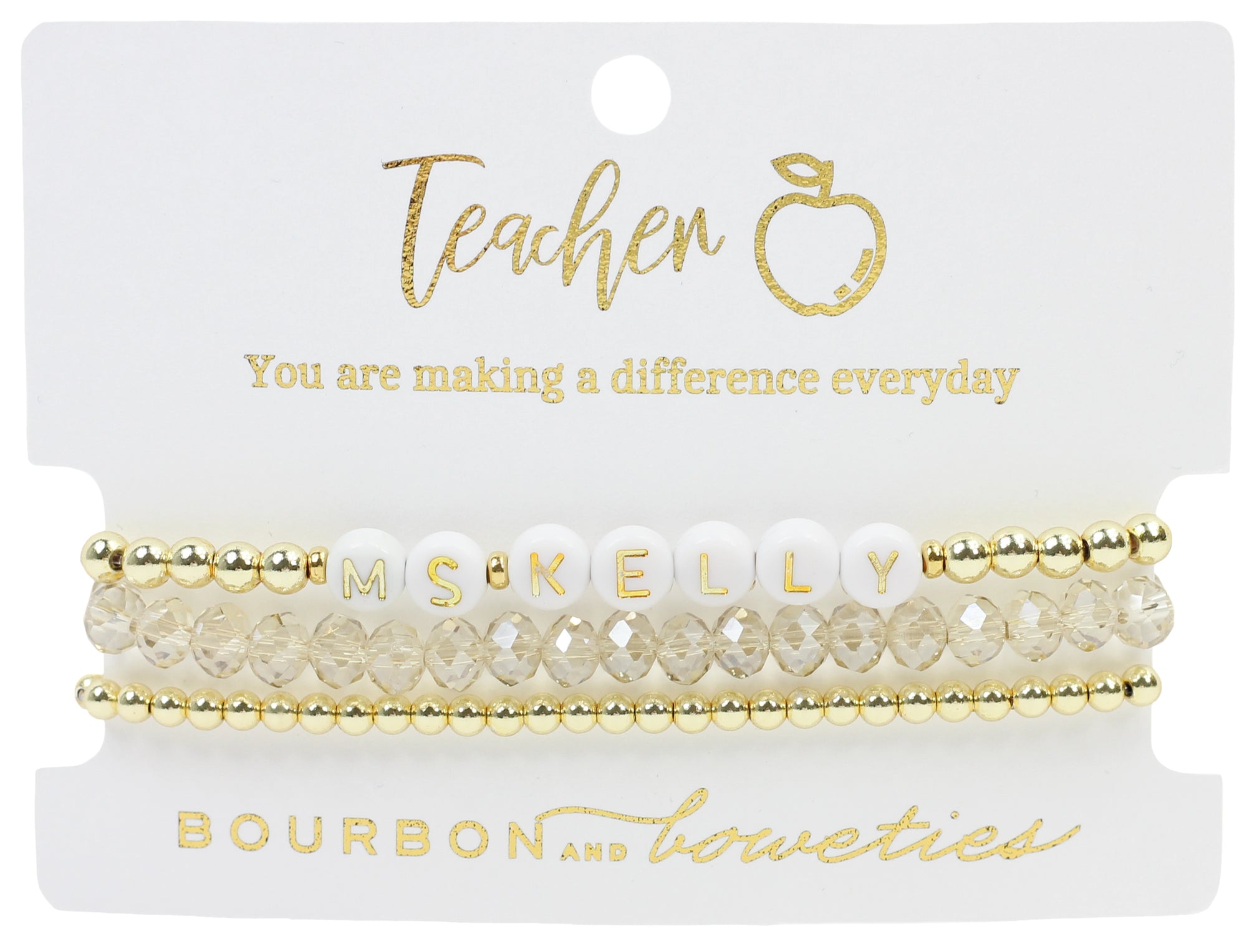Custom Teacher Stretch Stack
