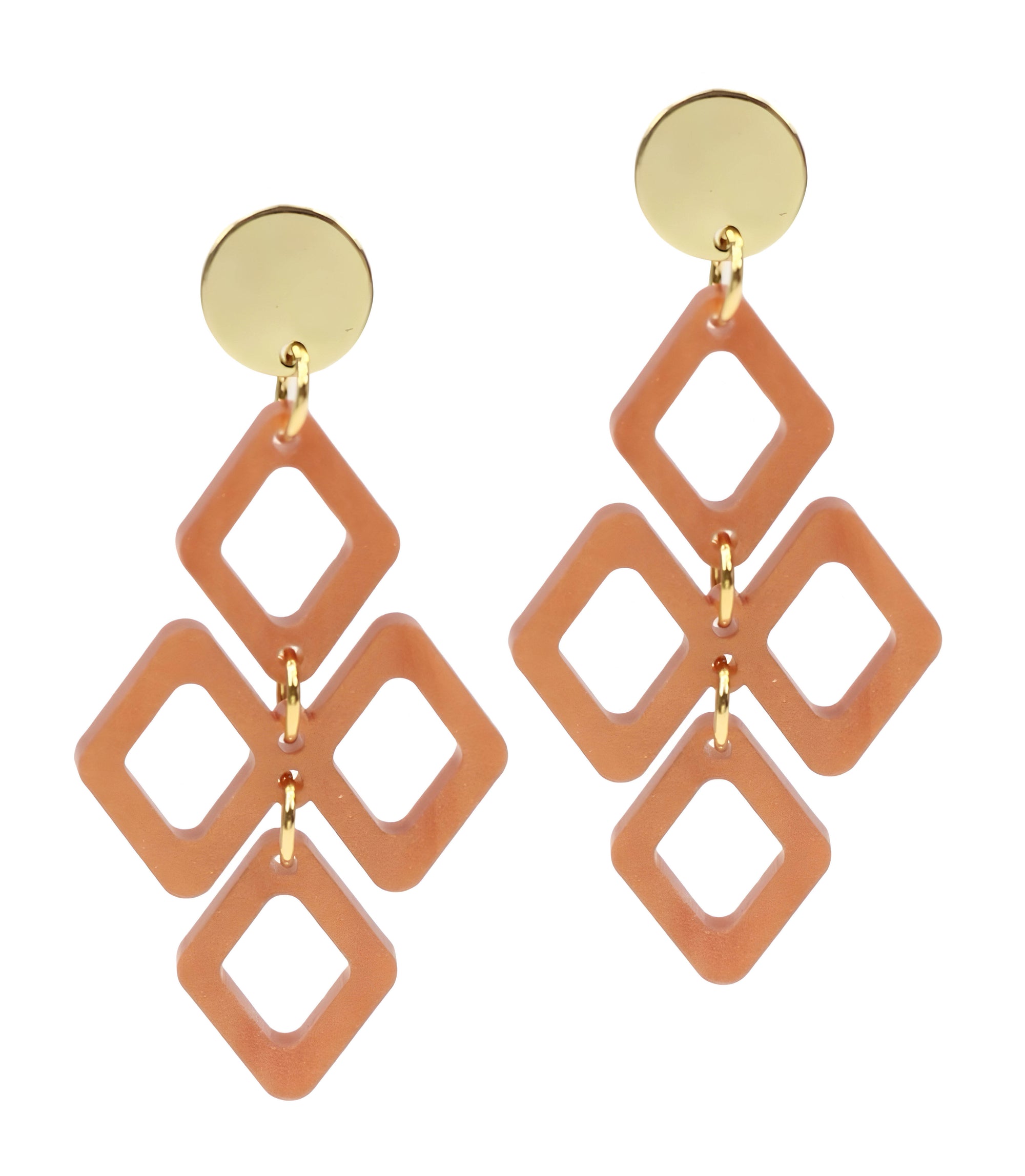 The Alexa Earring - Caramel Swirl