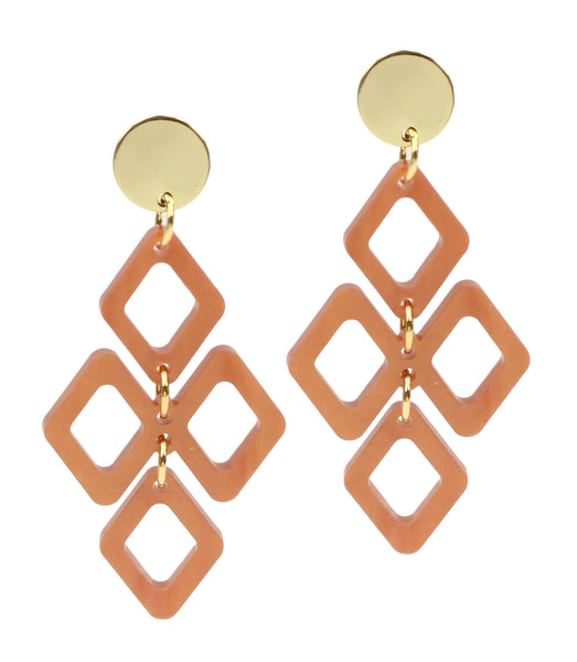 The Alexa Earring - Pumpkin Swirl
