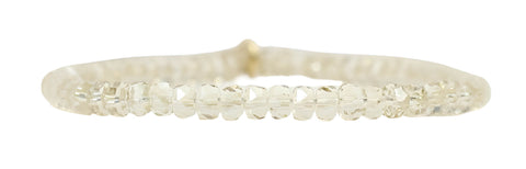 Stacker Stretch Bracelet - Micro Champagne