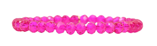Stacker Stretch Bracelet - Magenta