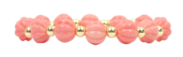Annie Stacker Bracelet - Pink Pumpkin