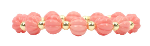 Annie Stacker Bracelet - Pink Pumpkin