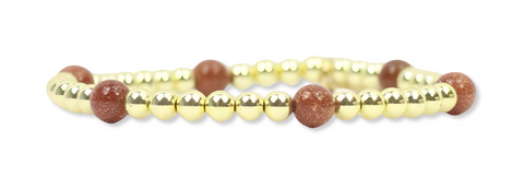 Lexi Stretch Bracelet - Pumpkin Spice