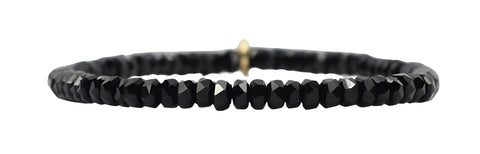 Stacker Stretch Bracelet - Micro Black