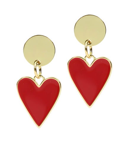 The Sadie Earring - Red