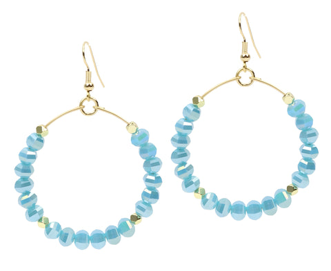 The Chloe Earring - Carolina Blue