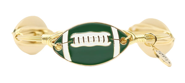 The Football Bangle Bracelet - Green