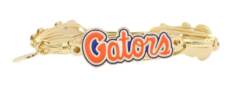 The Florida Gators Script Bangle Bracelet