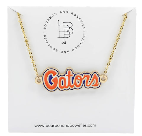 The Florida Gators Script Necklace