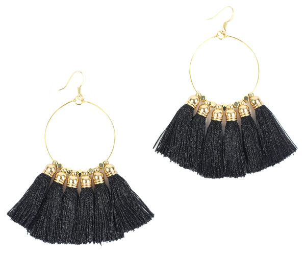 The Tahiti Earring - Black