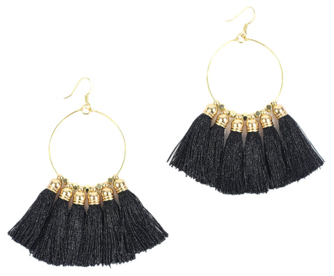 The Tahiti Earring - Black