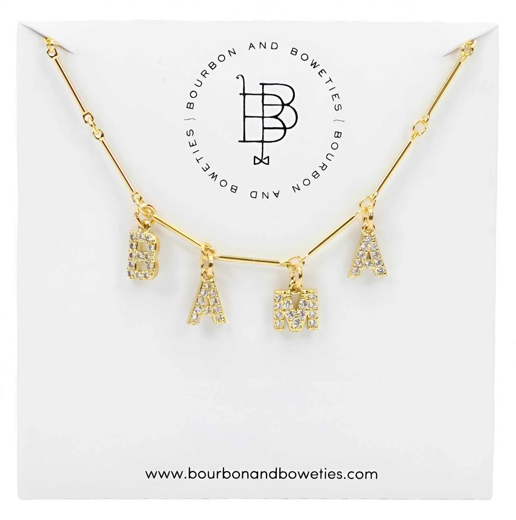 Bama Necklace - Rhinestone