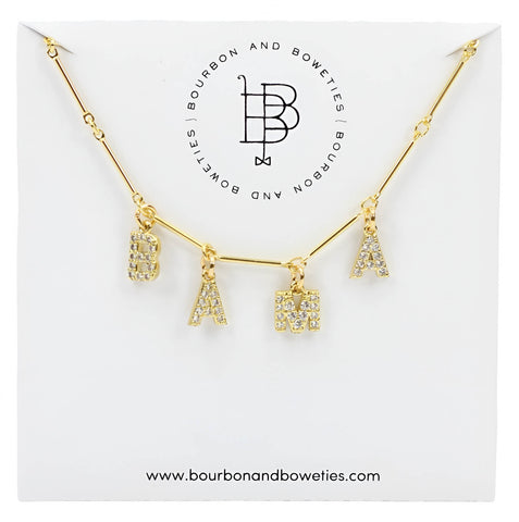 Bama Necklace - Rhinestone