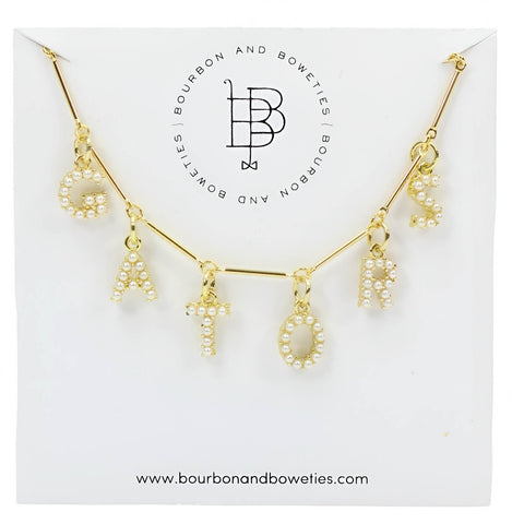 Gators Necklace - Pearl