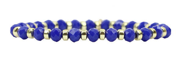 Annie Stacker Bracelet - Blue Slice