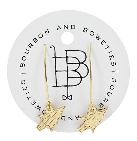 Florida State Seminoles Spear Long Hoop Earring