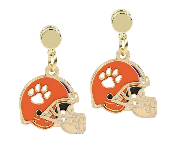 Clemson Tigers Helmet Earring