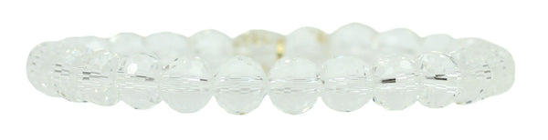 Stacker Stretch Bracelet - Clear Globe
