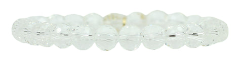 Stacker Stretch Bracelet - Clear Globe