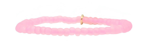 Stacker Stretch Bracelet - Pink Glow in the Dark