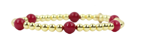 Lexi Stacker Bracelet - Crimson