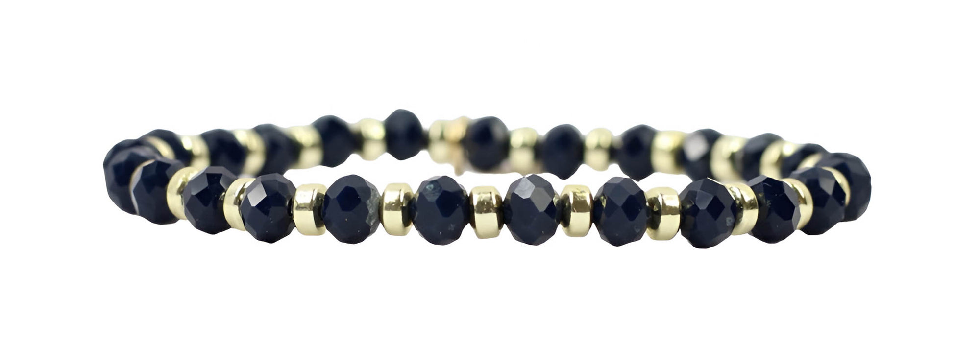 Gigi Stretch Bracelet - Navy
