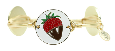 The Chocolate Dipped Strawberry Bangle Bracelet