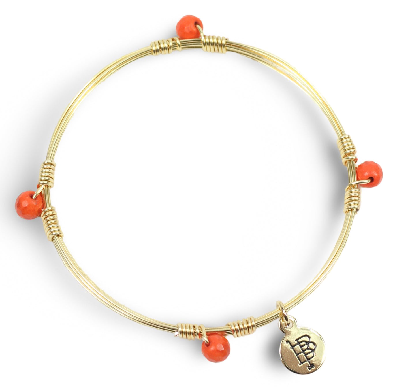 The Morgan Bangle - True Orange