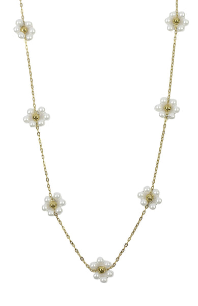Pearl Flower Necklace