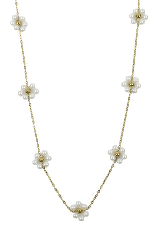 Pearl Flower Necklace