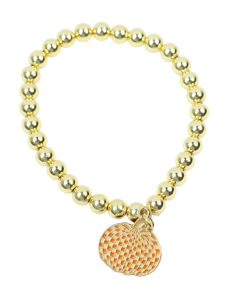 Stacker Stretch Bracelet - Golden Gourd